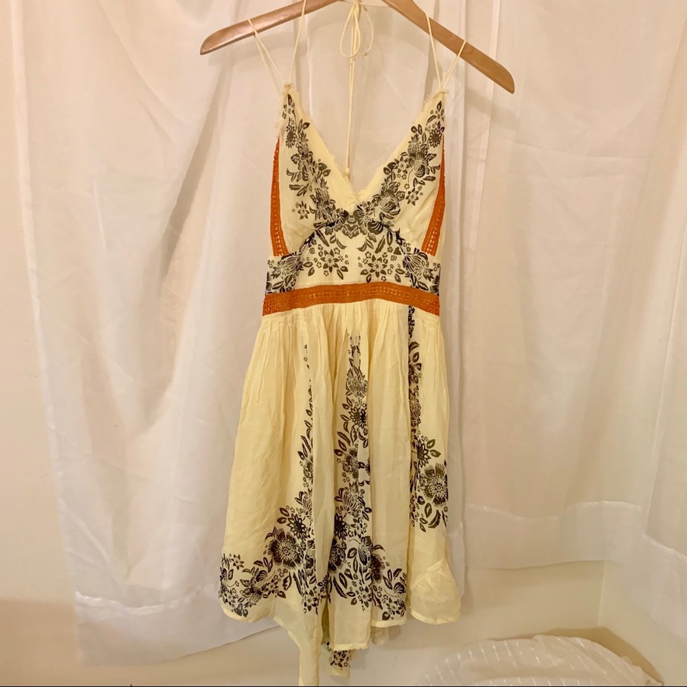 Strapped Free People Floral Dress
